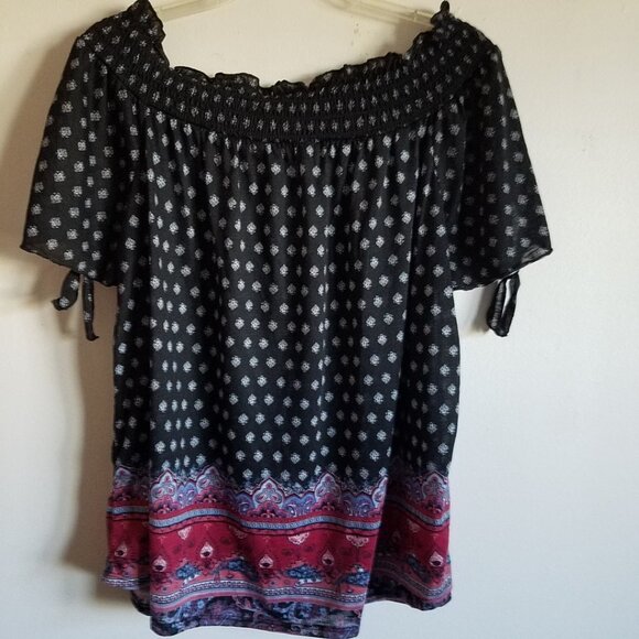 Bobbie Brooks Peasant Blouse 1X - Picture 2 of 12